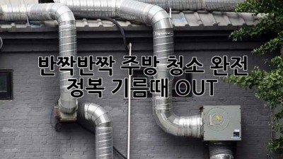 ✨ 반짝반짝✨ 주방 청소 완전 정복! 기름때 OUT! 🗑️